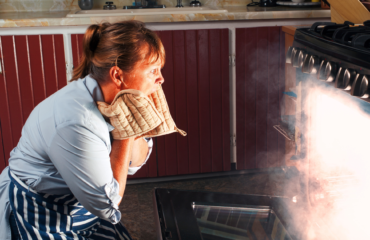 kitchen oven fire